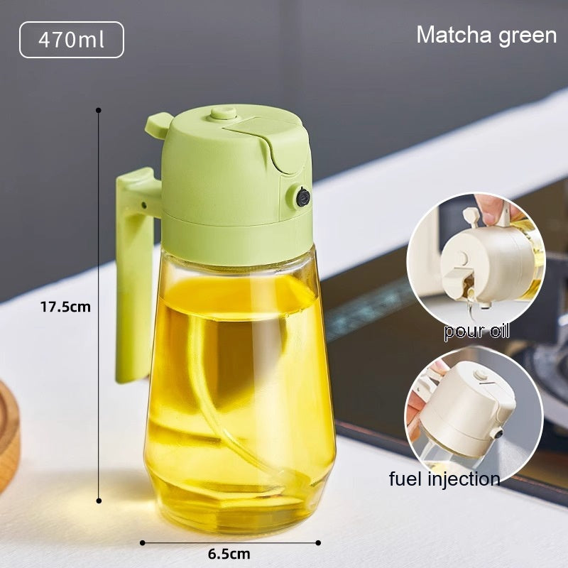 470ML glass oil sprayer and pourer for UAE