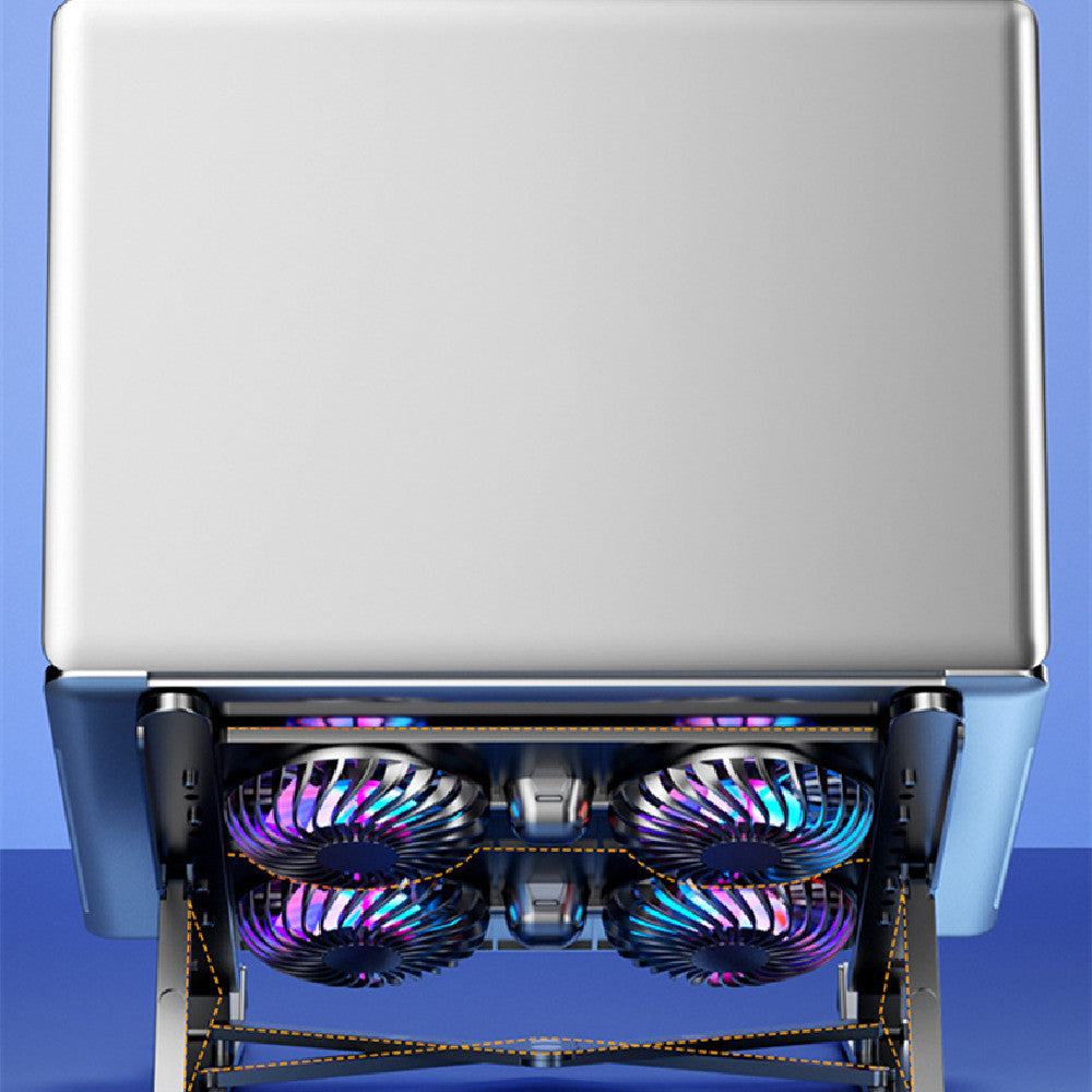 Foldable laptop stand with cooling fan for UAE