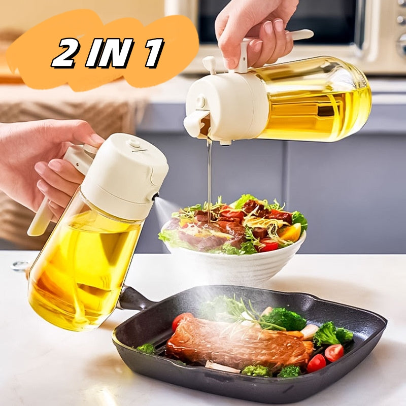 470ML glass oil sprayer and pourer for UAE