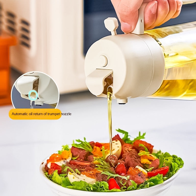 470ML glass oil sprayer and pourer for UAE