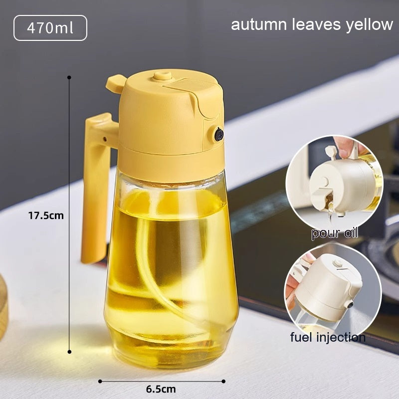 470ML glass oil sprayer and pourer for UAE