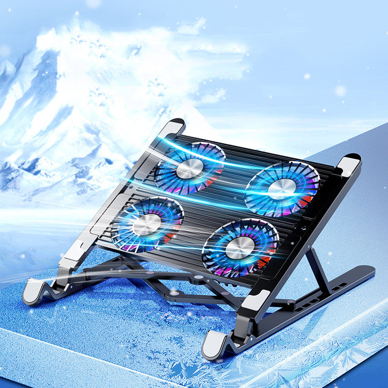 Foldable laptop stand with cooling fan for UAE