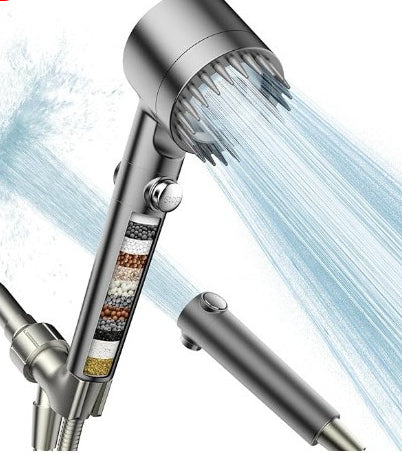 Filtered adjustable handheld shower head for UAE